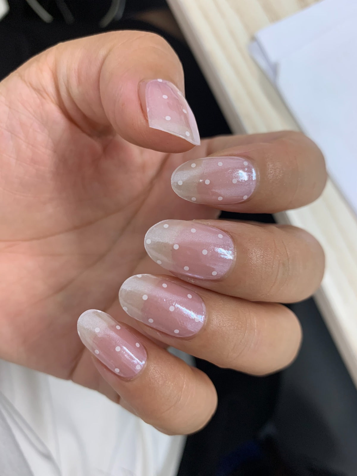 Hailey Bieber Polkadot White