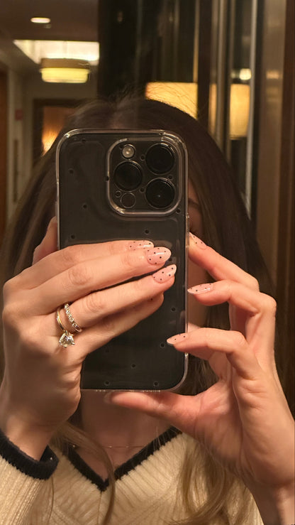 Hailey Bieber Polkadot Black