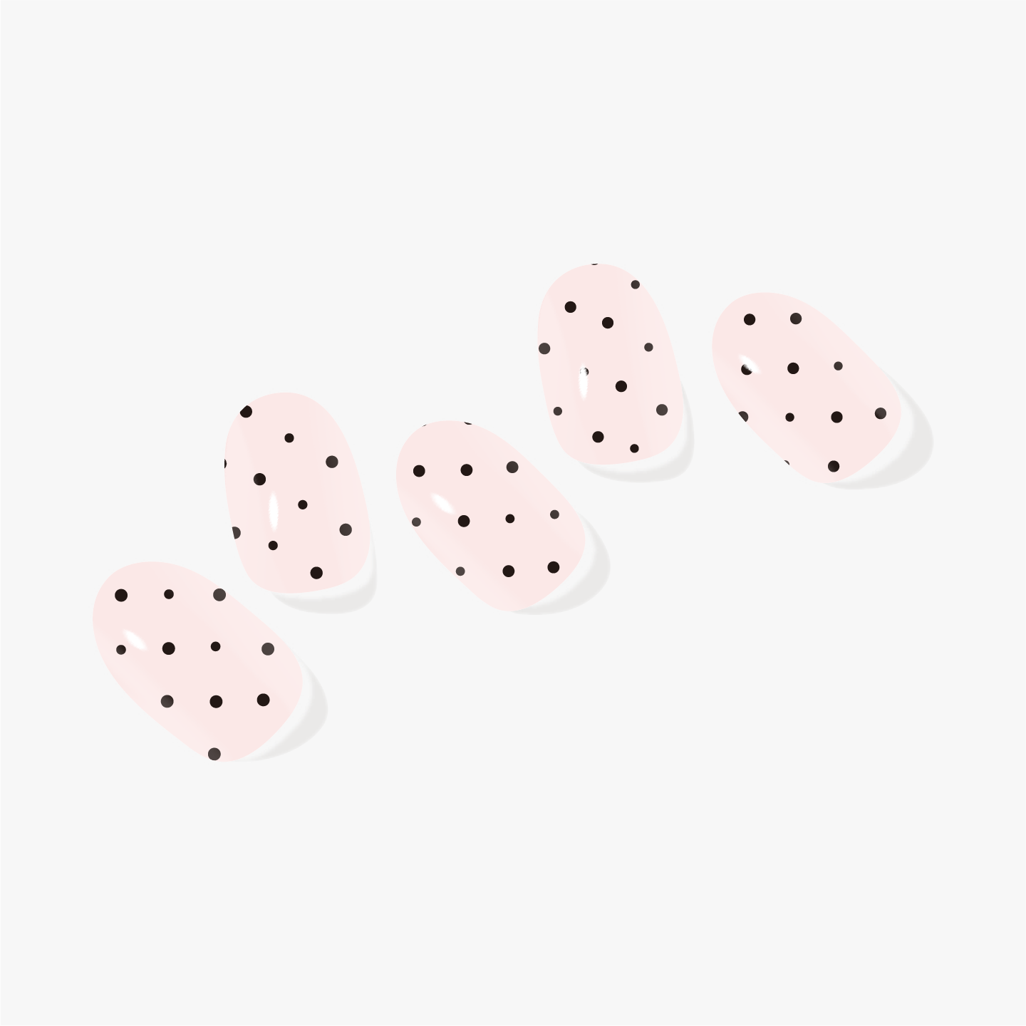 Hailey Bieber Polkadot Black